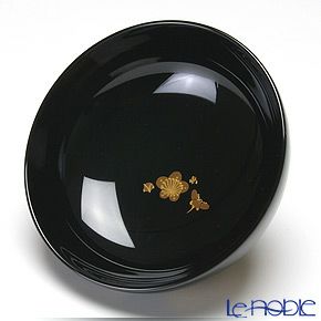 【伝統工芸】輪島塗 花の丸蒔絵 吸物椀 5客組み