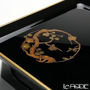 【伝統工芸】輪島塗 花の丸蒔絵 三つ組屠蘇器