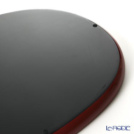 【伝統工芸】輪島塗 お盆（トレイ） 赤無地