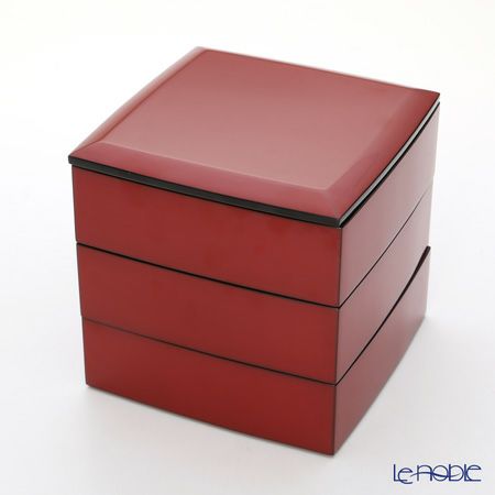 【伝統工芸】輪島塗 たまり朱 5.5三段重