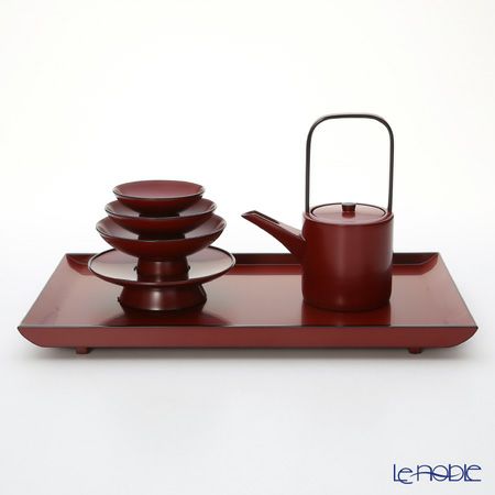 【伝統工芸】輪島塗 たまり朱 姫屠蘇器