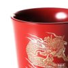 【伝統工芸】輪島塗 沈金 フリーカップ 龍 赤 沈金師：前古考人