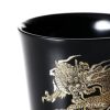 【伝統工芸】輪島塗 沈金 フリーカップ 龍 黒 沈金師：前古考人