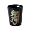 【伝統工芸】輪島塗 沈金 フリーカップ 龍 黒 沈金師：前古考人