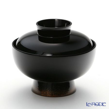 【伝統工芸】輪島塗 山水蒔絵 煮物椀 絵変わり 5客揃 松田良輝氏作