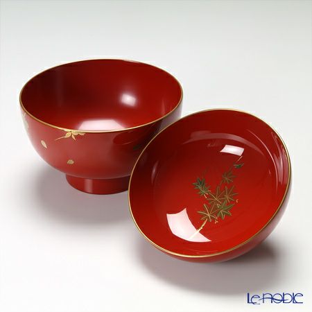 【伝統工芸】輪島塗 夫婦碗 春秋 2客組み