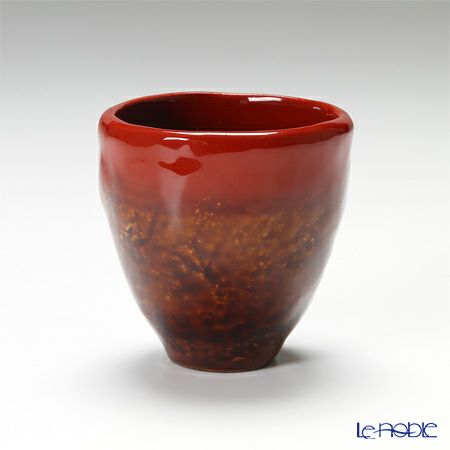 【伝統工芸】輪島塗 乾漆ぐい呑み 赤