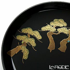 【伝統工芸】輪島塗 琳派絵変り蒔絵 銘々皿 5枚組み