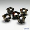 【伝統工芸】輪島塗 琳派絵変り蒔絵 蓋付湯呑 5客組み（5柄）