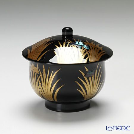 【伝統工芸】輪島塗 琳派絵変り蒔絵 蓋付湯呑 5客組み（5柄）