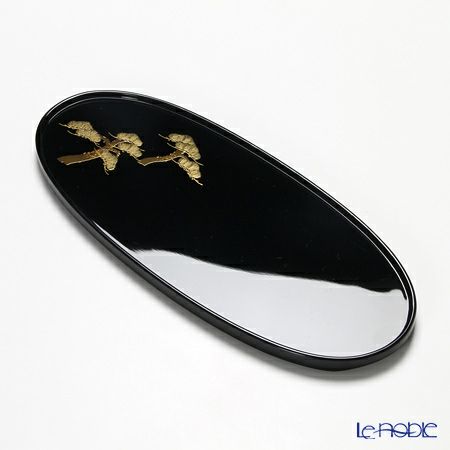 【伝統工芸】輪島塗 琳派絵変り蒔絵 茶受盆 5枚組み（5柄）