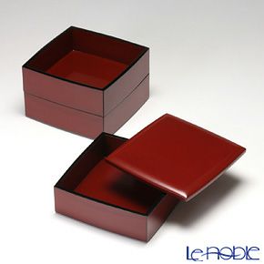 【伝統工芸】輪島塗 三段重 銀朱