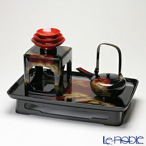 【伝統工芸】輪島塗 三ツ組屠蘇器 昇陽松沈金