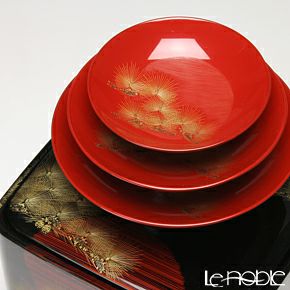 【伝統工芸】輪島塗 三ツ組屠蘇器 昇陽松沈金