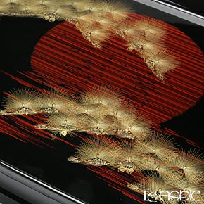 【伝統工芸】輪島塗 三ツ組屠蘇器 昇陽松沈金