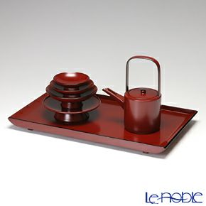 【伝統工芸】輪島塗 姫屠蘇器 銀朱