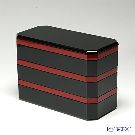 【伝統工芸】輪島塗 長手多用重 松竹梅蒔絵 代田和哉作