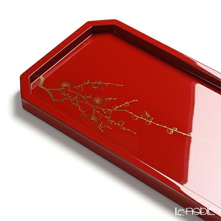 【伝統工芸】輪島塗 長手多用重 松竹梅蒔絵 代田和哉作