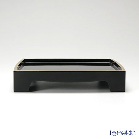 【伝統工芸】輪島塗 山水蒔絵 三段重 盆付