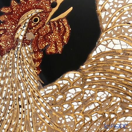 【伝統工芸】輪島塗 香合／小物入れ にわとり 代田和哉氏作