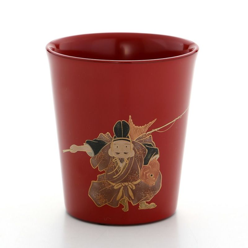 【伝統工芸】輪島塗 フリーカップ 恵比寿様 代田和哉氏作