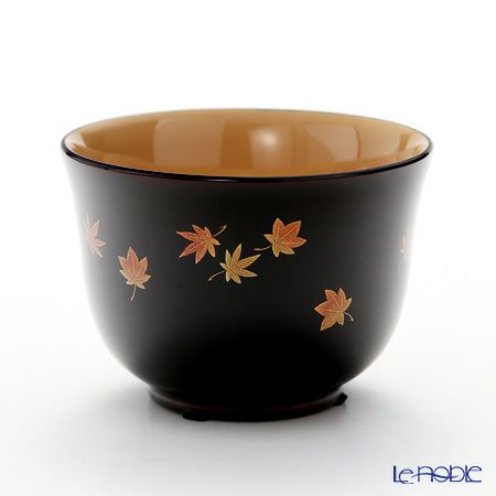 【伝統工芸】輪島塗 湯呑 5客揃小花 坂口政昭氏作