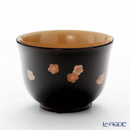 【伝統工芸】輪島塗 湯呑 5客揃小花 坂口政昭氏作