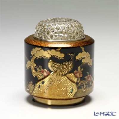 伝統工芸】輪島塗 香炉 花鳥の図 山下満氏作 | ブランド洋食器専門店ル