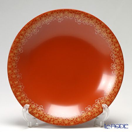 【伝統工芸】輪島塗 9寸菓子鉢 桜 福久勝利氏作