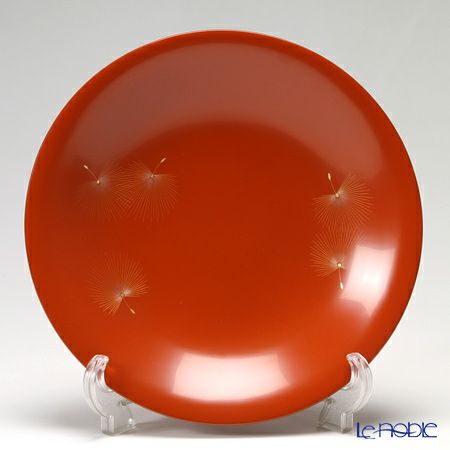 【伝統工芸】輪島塗 9寸菓子鉢 飛花 福久勝利氏作