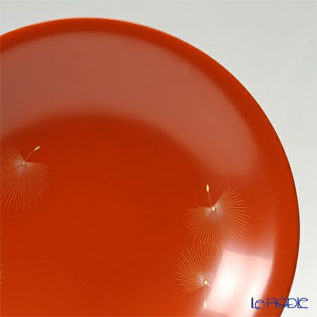 【伝統工芸】輪島塗 9寸菓子鉢 飛花 福久勝利氏作