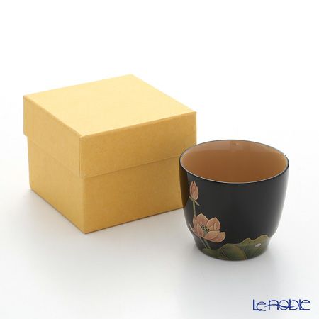 【伝統工芸】輪島塗 蓮 フリーカップ 咲いている 坂口政昭氏作