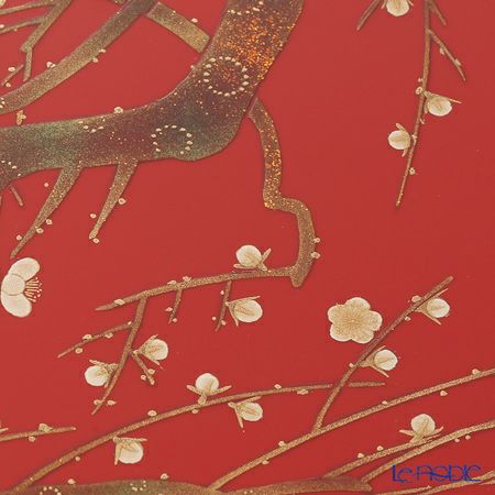 【伝統工芸】輪島塗 飾り羽子板 光琳梅 稲舟