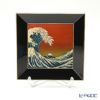 【伝統工芸】輪島塗 四方型銘々皿 富嶽三十六景5枚組 中島和彦氏作品