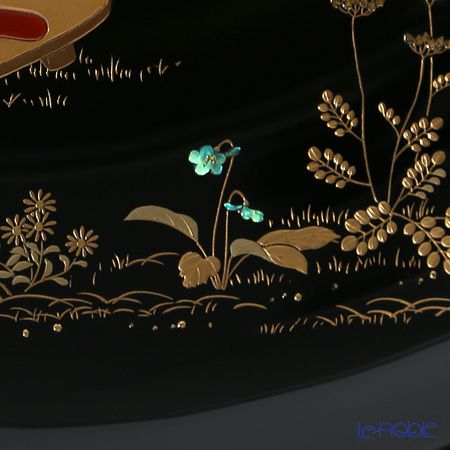 【伝統工芸】輪島塗 尺3飾皿 干支 戌 代田和哉氏作