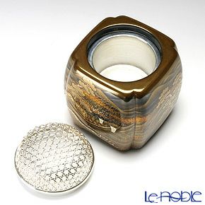 【伝統工芸】輪島塗 山水蒔絵 香炉 薫作