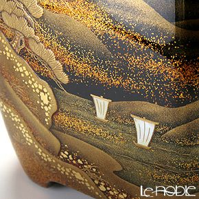 【伝統工芸】輪島塗 山水蒔絵 香炉 薫作