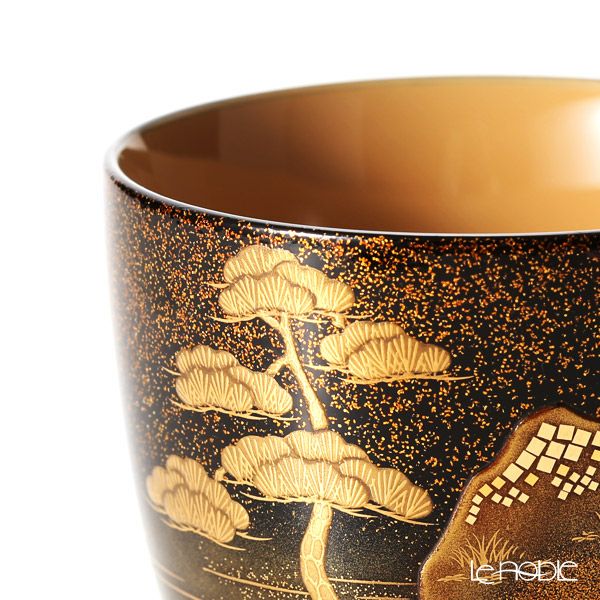 【伝統工芸】輪島塗 湯呑揃え 山水 紅葉 松田良輝氏作