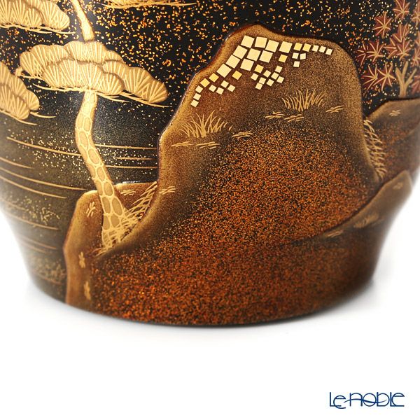 【伝統工芸】輪島塗 湯呑揃え 山水 紅葉 松田良輝氏作