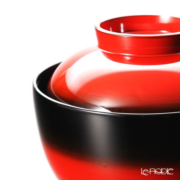 【伝統工芸】輪島塗 吸物椀 曙塗 口縁黒