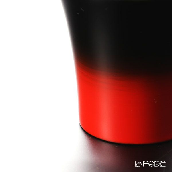 【伝統工芸】輪島塗 ぐい呑 曙塗 桜（口縁に桜） 坂口政昭氏作