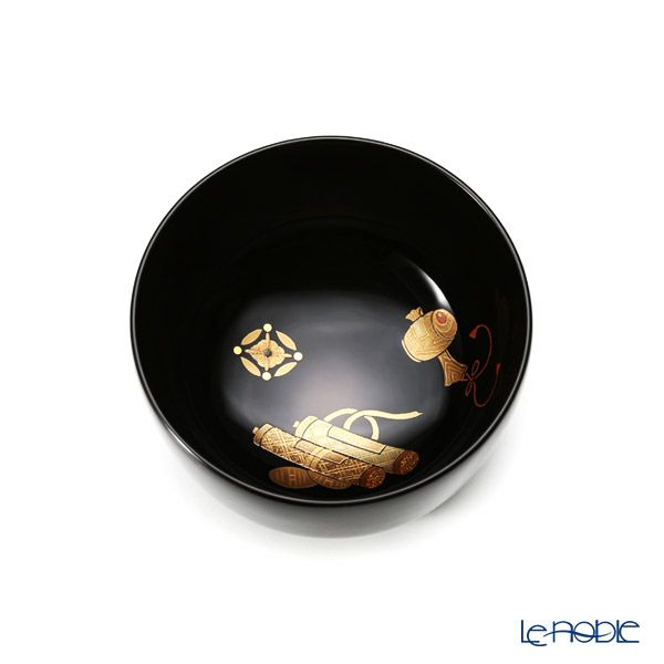 【伝統工芸】輪島塗 ぐい呑 宝づくし 巻物、小判、七宝、小槌