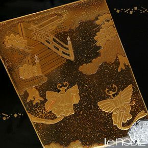 【伝統工芸】輪島塗 源氏物語 京都百景 飾箪笥