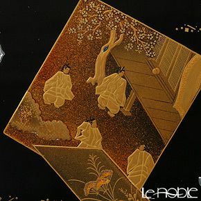 【伝統工芸】輪島塗 源氏物語 京都百景 飾箪笥