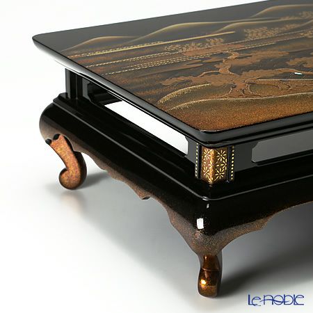 【伝統工芸】輪島塗 平卓 山水 杉谷松芯氏作品