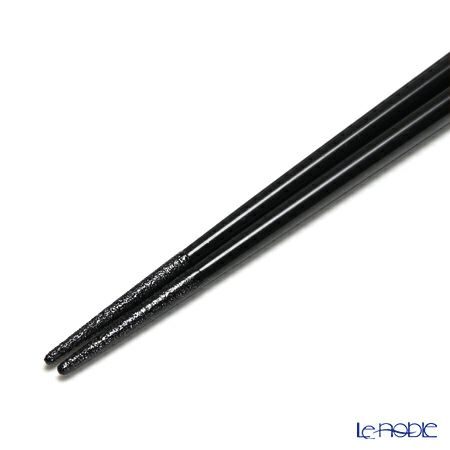 【伝統工芸】輪島塗 御箸 南天 黒 22.5cm