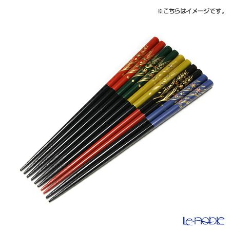 【伝統工芸】輪島塗 御箸 桜 緑 22.5cm