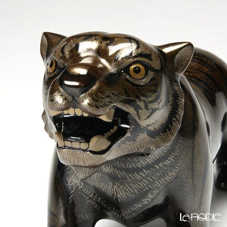 【伝統工芸】輪島塗 干支置物 虎（大）