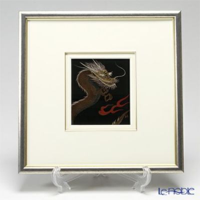 伝統工芸】輪島塗 漆芸額 干支 辰（龍） 蒔絵師 坂口政昭氏作