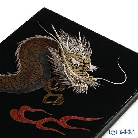 【伝統工芸】輪島塗 漆芸額 干支 辰（龍） 蒔絵師 坂口政昭氏作